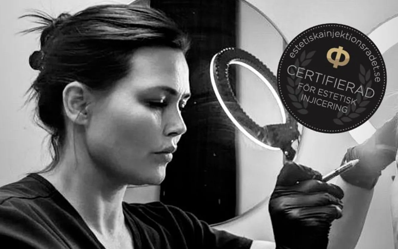 Behandlingsrum hos Estetikspecialisten i centrala Malmö