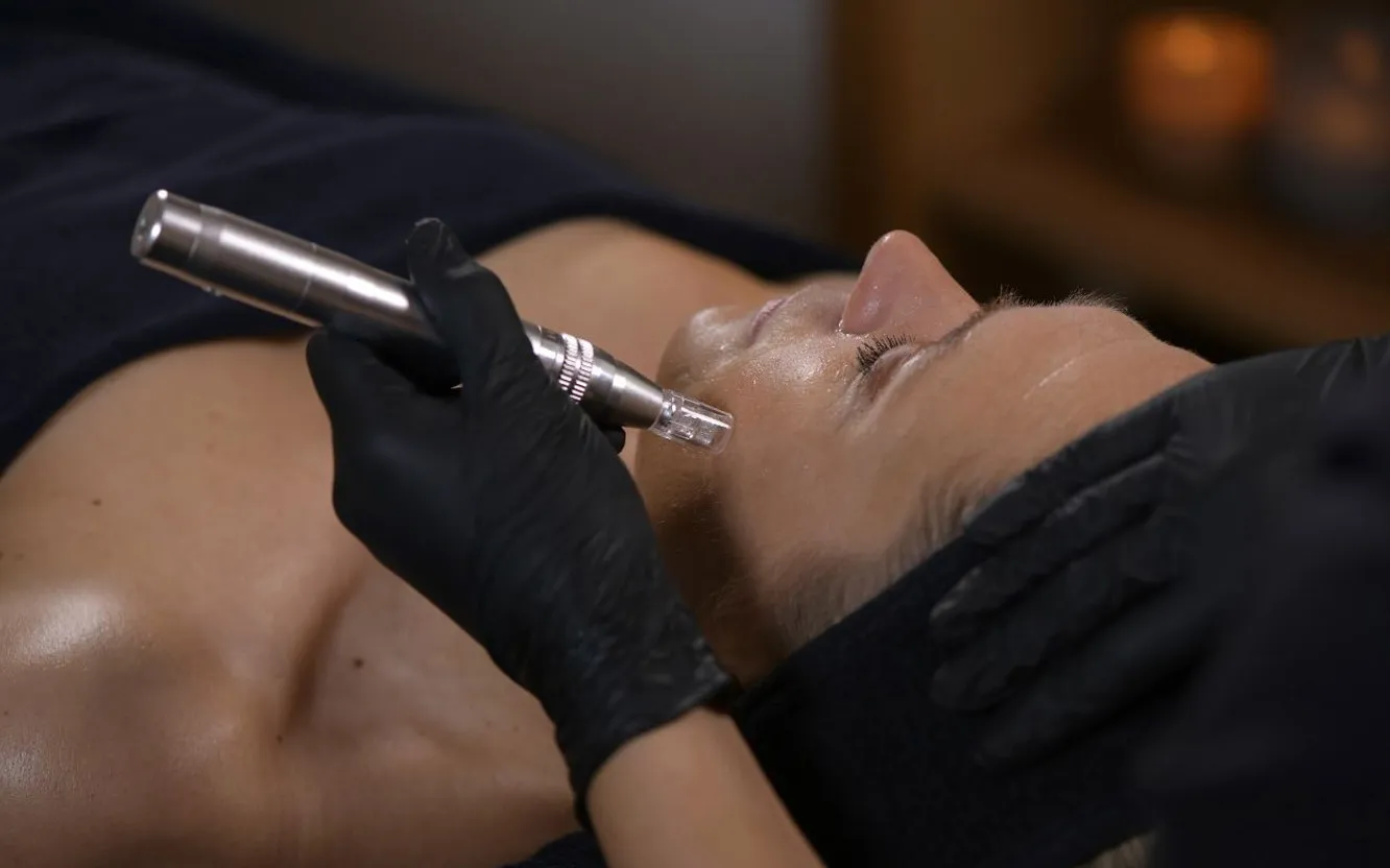 Behandlingsrum hos Grevgatan Skincare på Östermalm i Stockholm