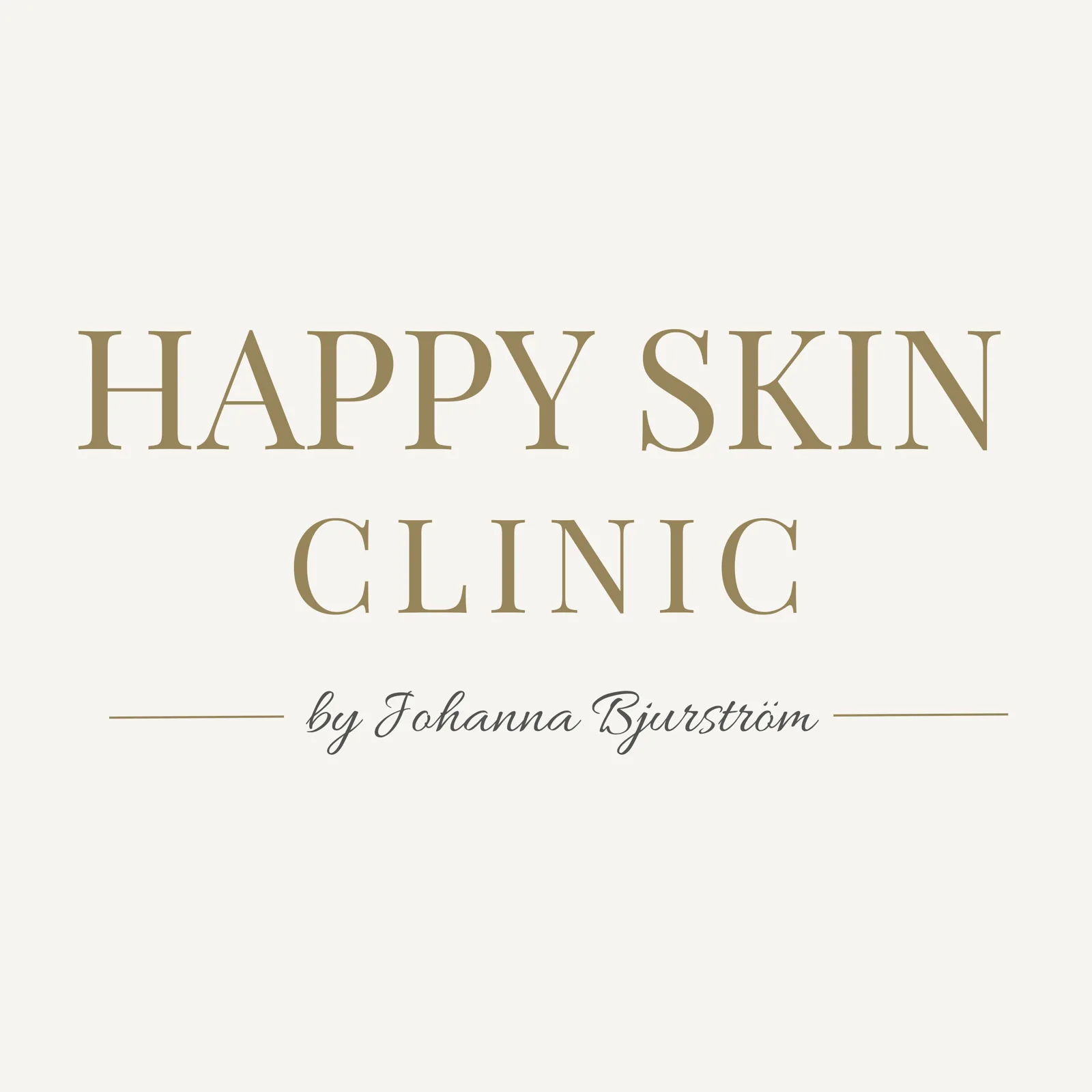 Logotyp för Happy Skin Clinic i Stockholm