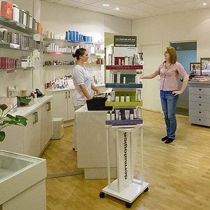 Salongen hos Kerstin Esberg Hudvårdsspecialist på Engelbrektsgatan i Stockholm