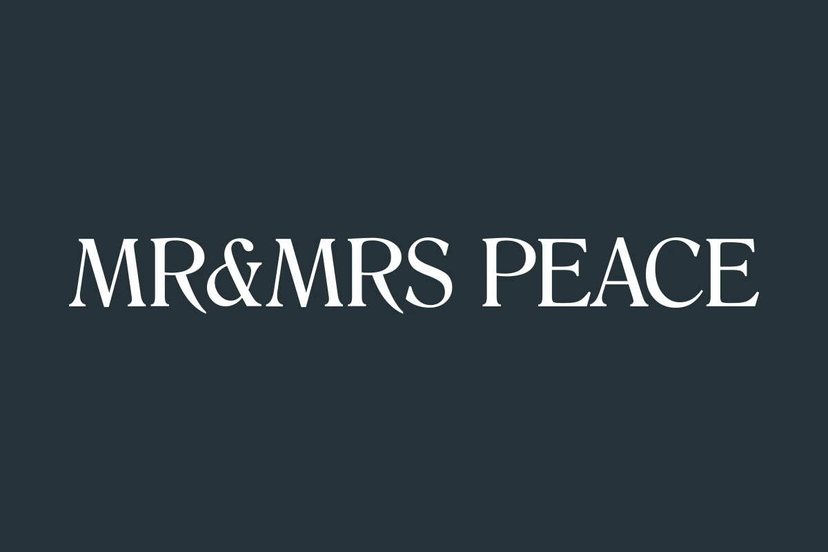 Mr & Mrs Peace – logotyp