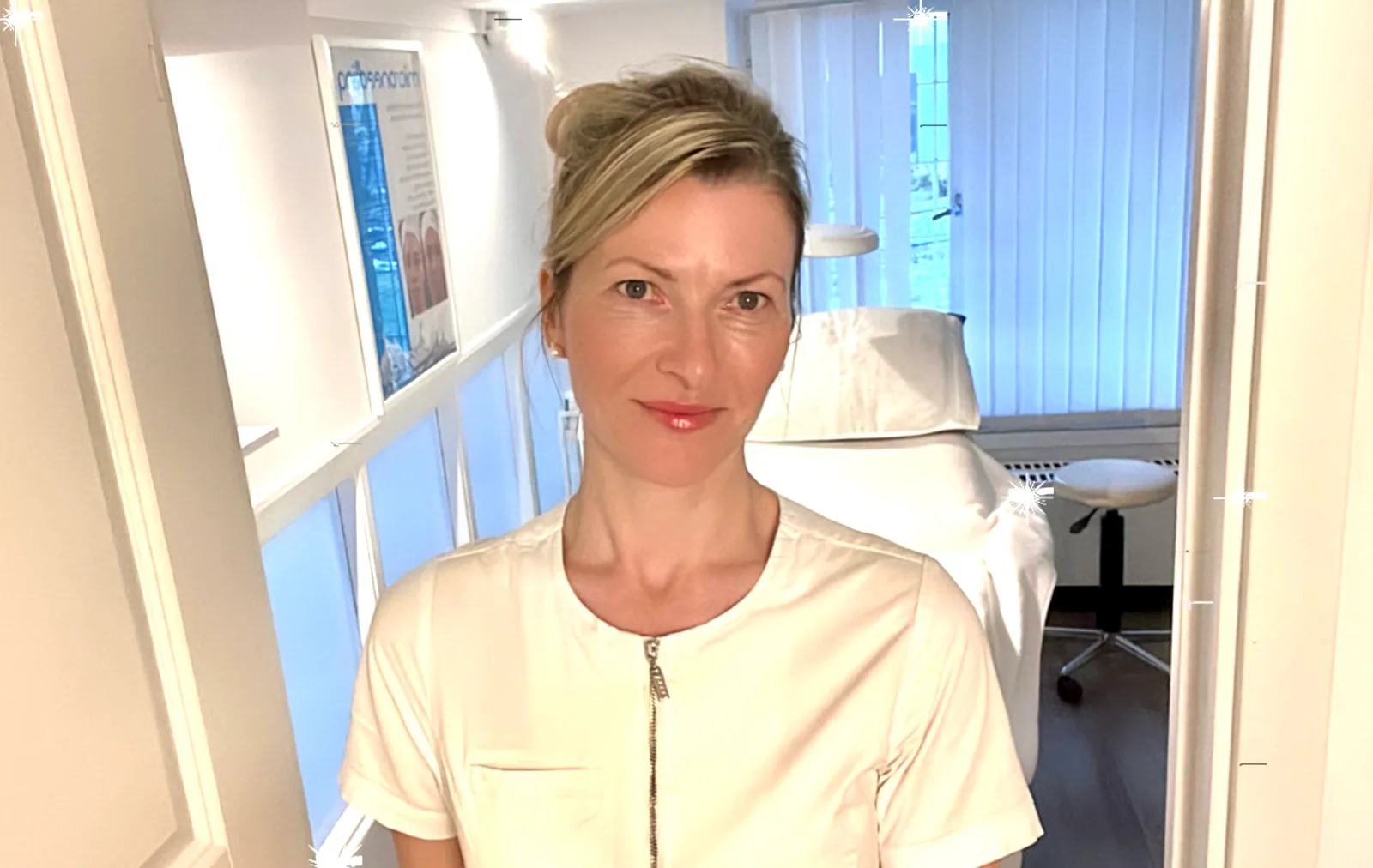 Behandlingsrum hos Nails & beauty by Anna på Kungsholmen i Stockholm