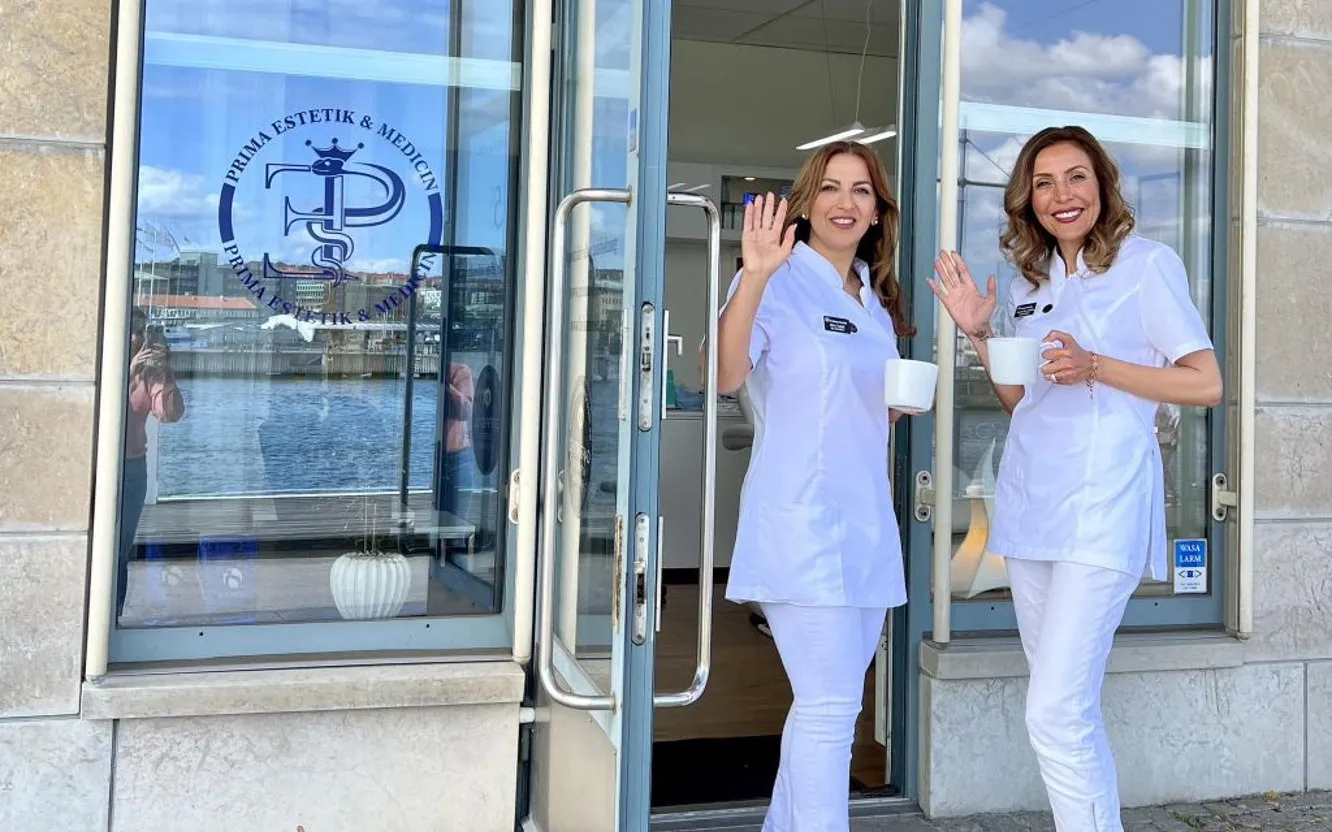 Behandlingsrum hos Prima Estetik Medicin i Göteborg vid Maskinkajen