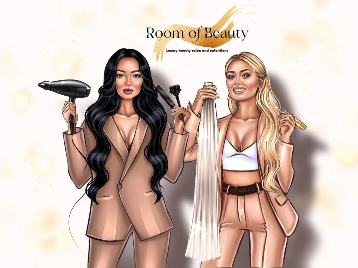 Room of Beauty logotyp, skönhetssalong på Carlsgatan i Malmö