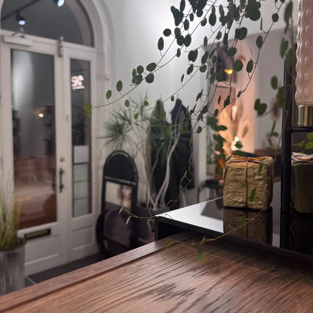Entré och reception hos Sienna Clinic på Amiralsgatan i Malmö