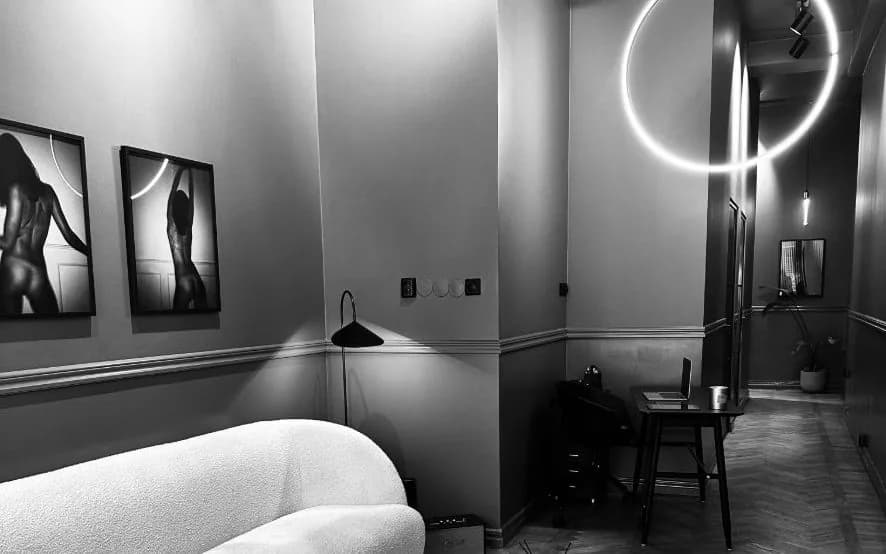 Interiör hos TOX on the go på Sibyllegatan i Stockholm